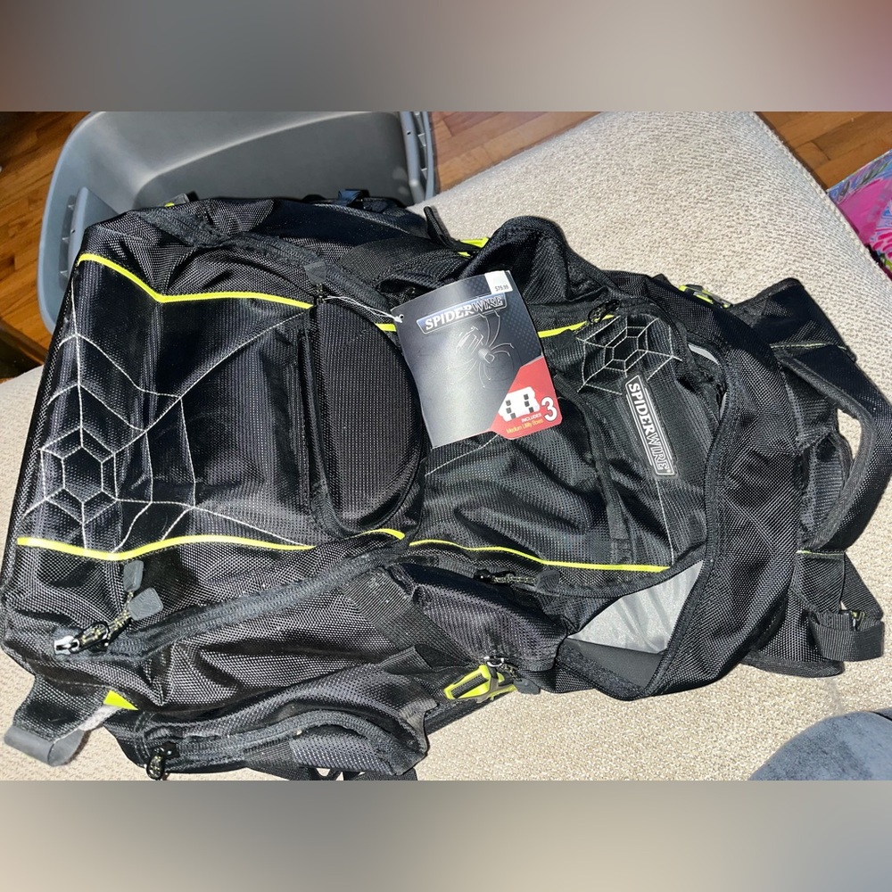 Spiderman Black and Yellow Backpack